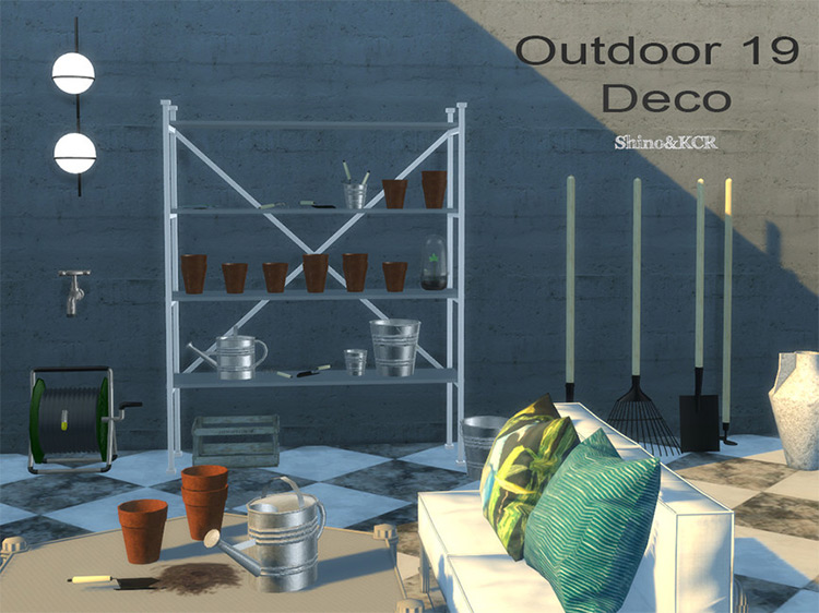Outdoor 19 Deco Set / Sims 4 CC