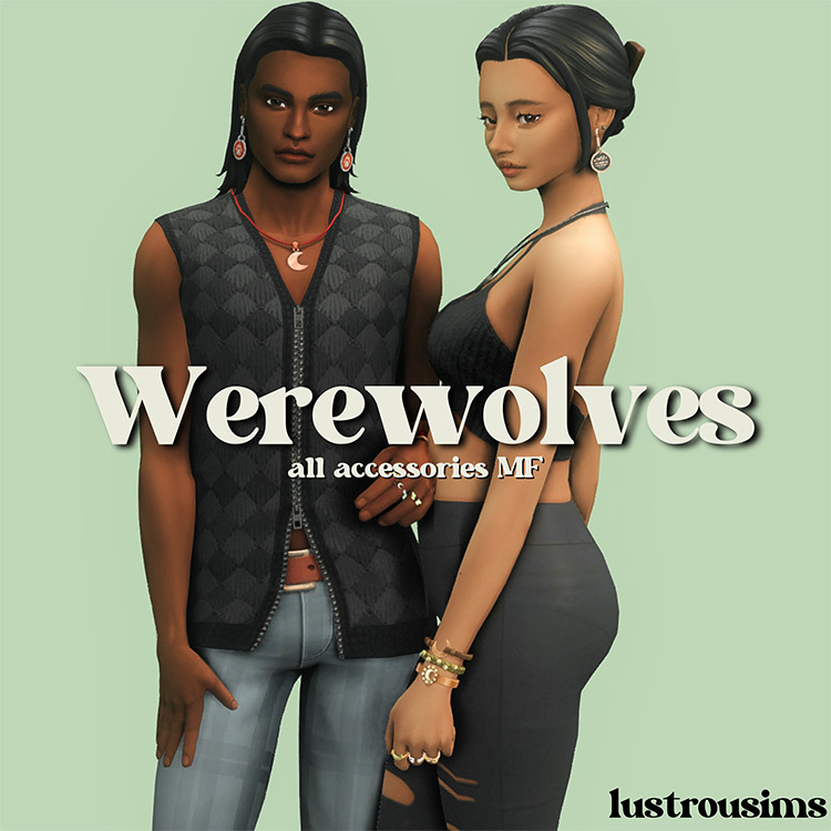 Werewolves Accessories / Sims 4 CC