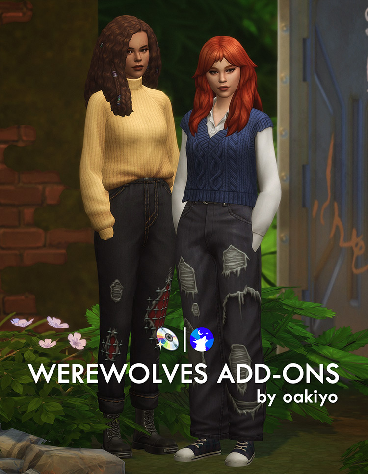 Werewolves Add-Ons / Sims 4 CC