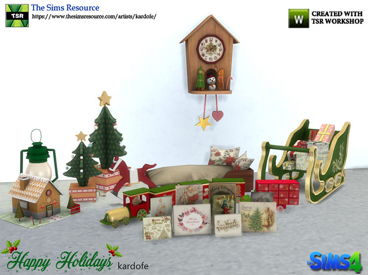 Happy Holidays II / Sims 4 CC