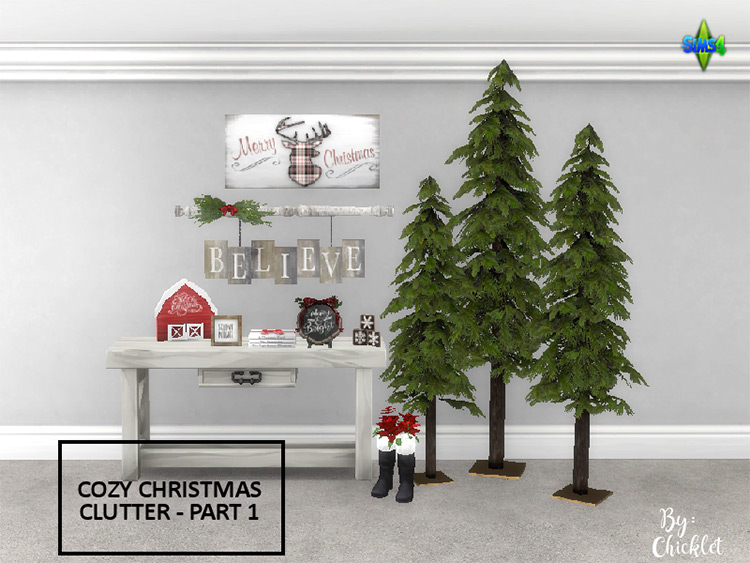 Cozy Christmas Clutter – Part 1 / Sims 4 CC