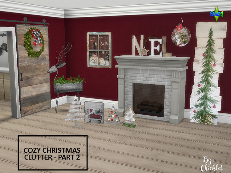 Cozy Christmas Clutter – Part 2 / Sims 4 CC