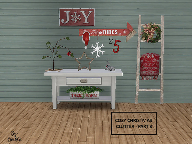 Cozy Christmas Clutter – Part 3 / Sims 4 CC