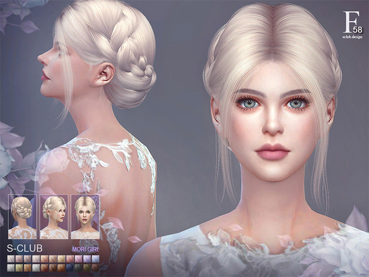 Vlasy N58 / Sims 4 CC