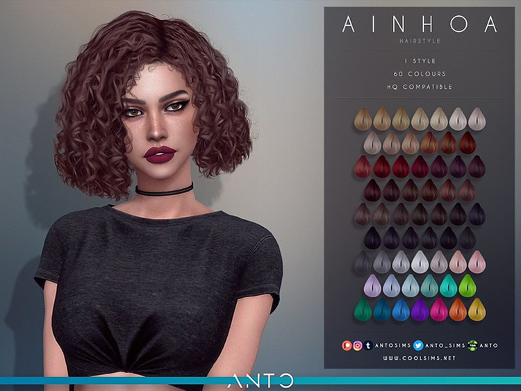 Sims 4 Female Alpha Hair CC  The Ultimate Collection   - 81