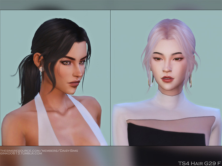 Sims 4 Female Alpha Hair CC  The Ultimate Collection   FandomSpot - 92