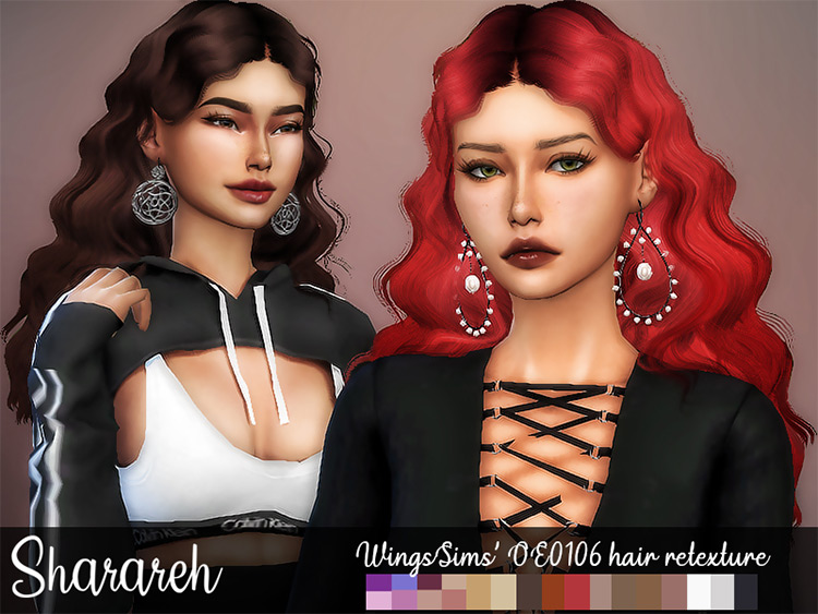 WingsSims’ OE0106 Hair Retexture / Sims 4 CC