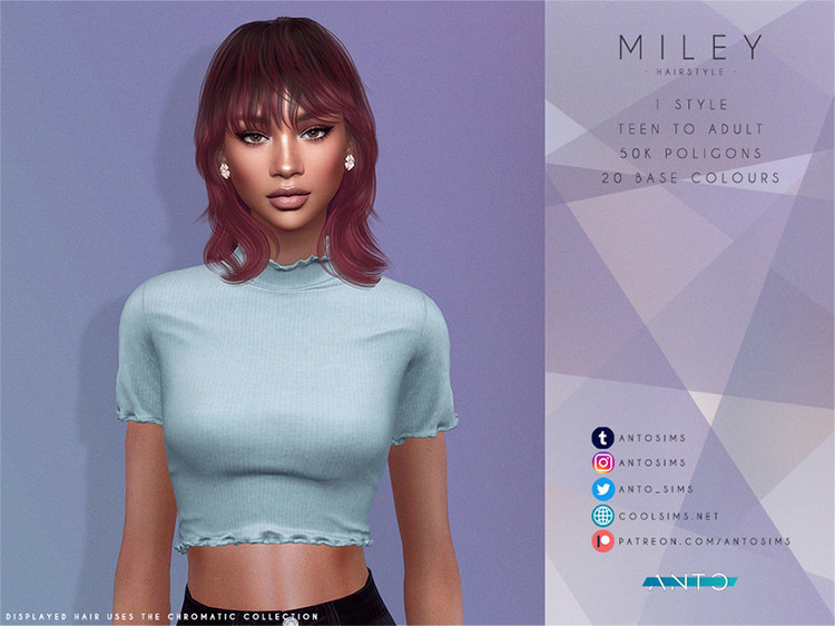 Sims 4 Female Alpha Hair CC  The Ultimate Collection   - 40