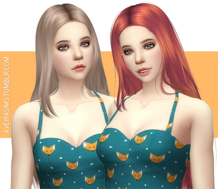 Sims 4 Female Alpha Hair CC  The Ultimate Collection   - 74