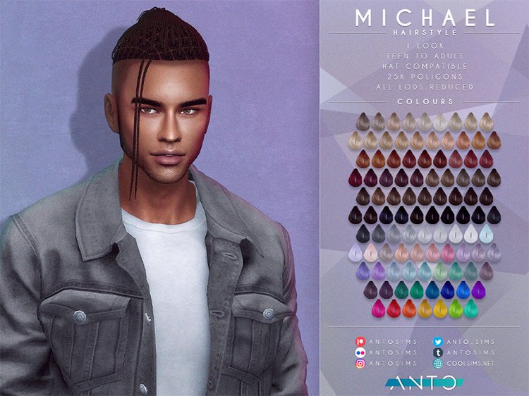 Michael Hair / Sims 4 CC