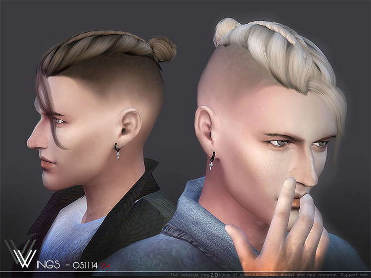 Sims 4 Male Alpha Hair CC  The Ultimate Collection   - 55