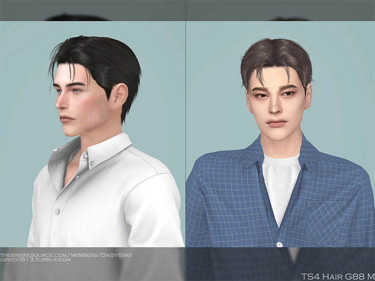 Sims 4 Male Alpha Hair CC  The Ultimate Collection   - 9