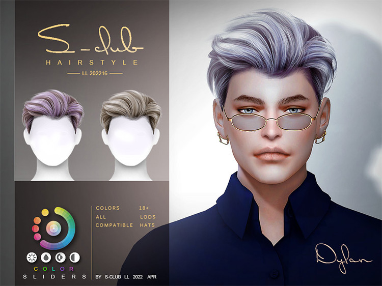 Sims 4 Male Alpha Hair CC  The Ultimate Collection   - 77