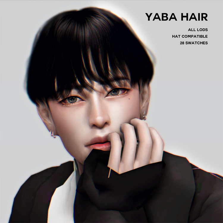 Yaba Hair / Sims 4 CC