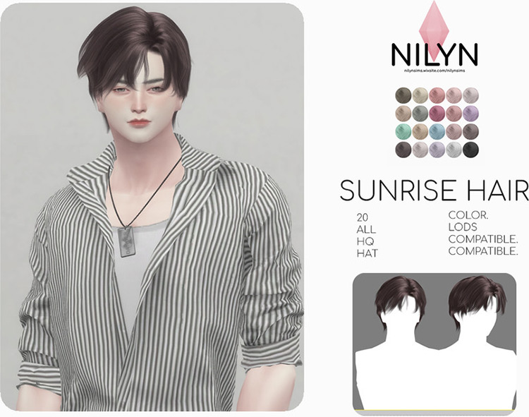 Sims 4 Male Alpha Hair CC  The Ultimate Collection   FandomSpot - 77