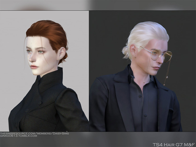 Male & Female Hair G7 / Sims 4 CC