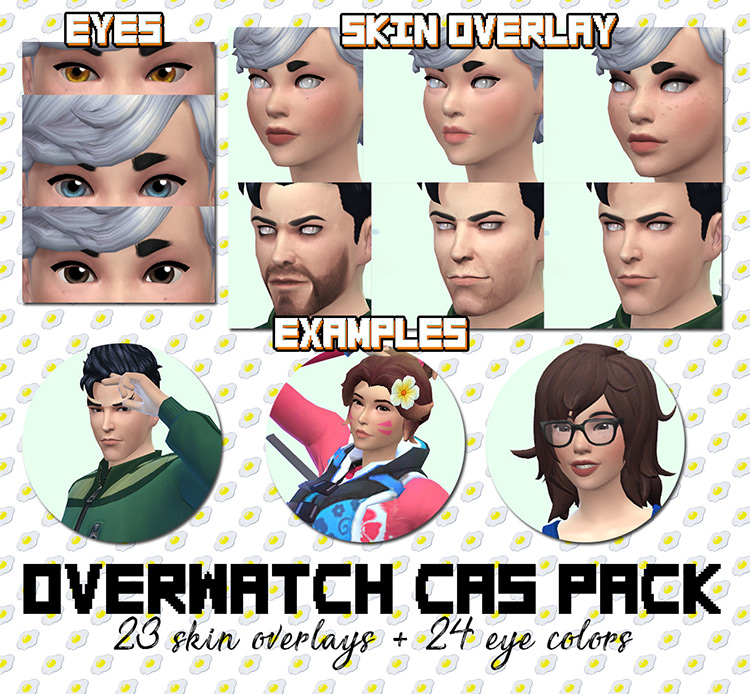 Overwatch CAS Pack / Sims 4 CC
