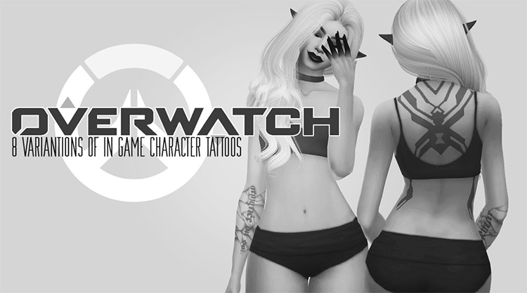Overwatch Tattoos / Sims 4 CC