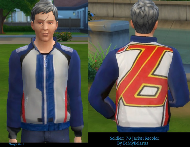 Soldier: 76 Jacket / Sims 4 CC