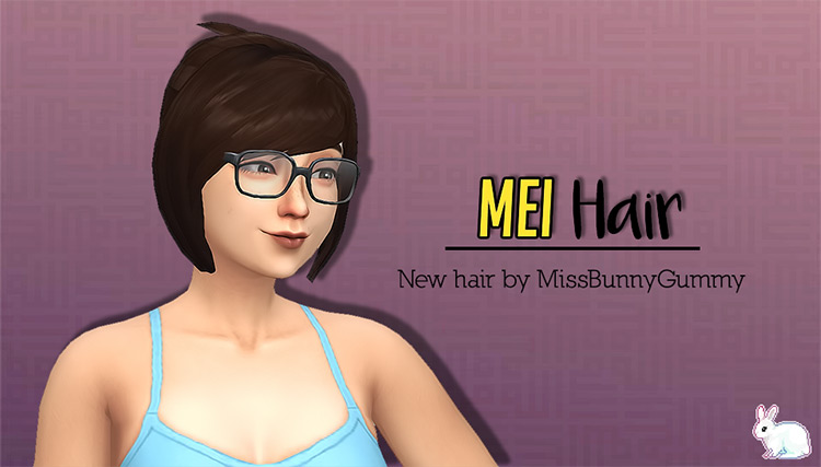Mei Hair / Sims 4 CC