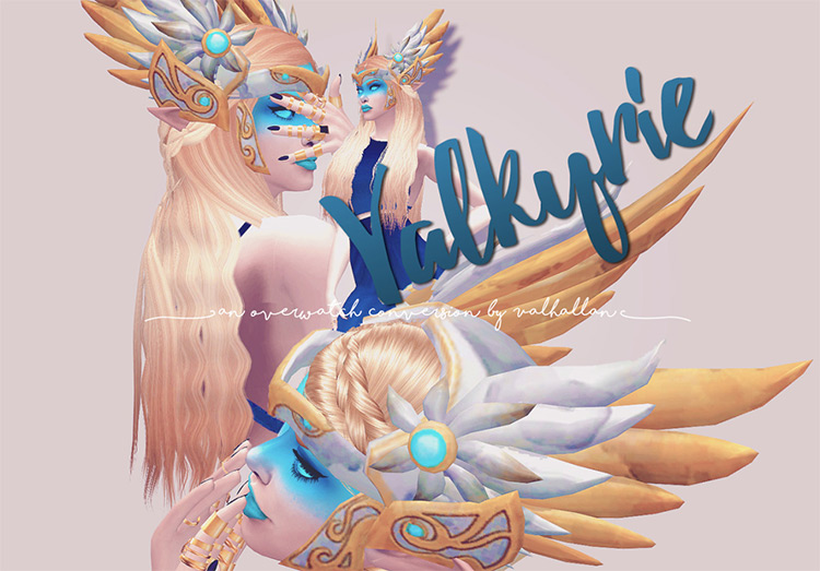 Valkyrie Headpiece / Sims 4 CC