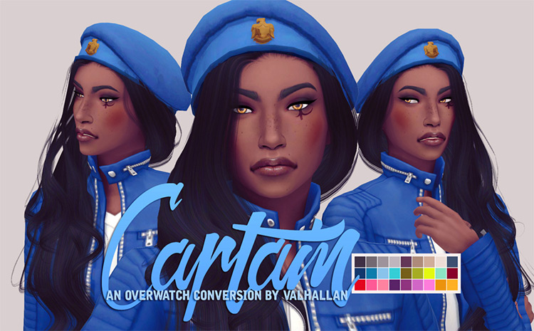 Ana Amari’s beret from Overwatch / Sims 4 CC