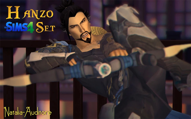 Hanzo Set / Sims 4 CC