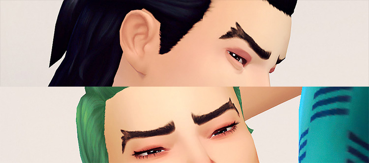 Shimada: Overwatch Inspired Eyebrows / Sims 4 CC