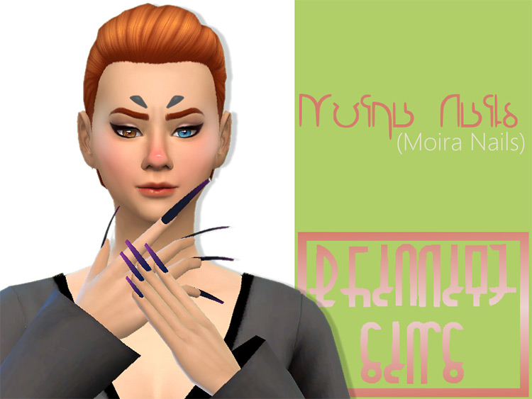 Moira Nails / Sims 4 CC