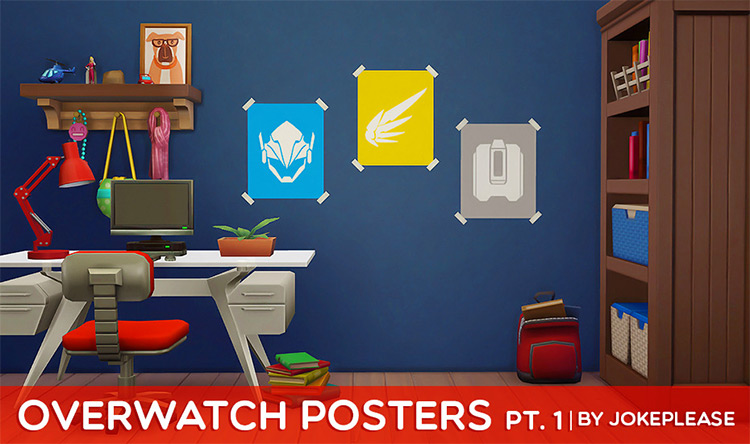 Overwatch Posters pt. 1 / Sims 4 CC