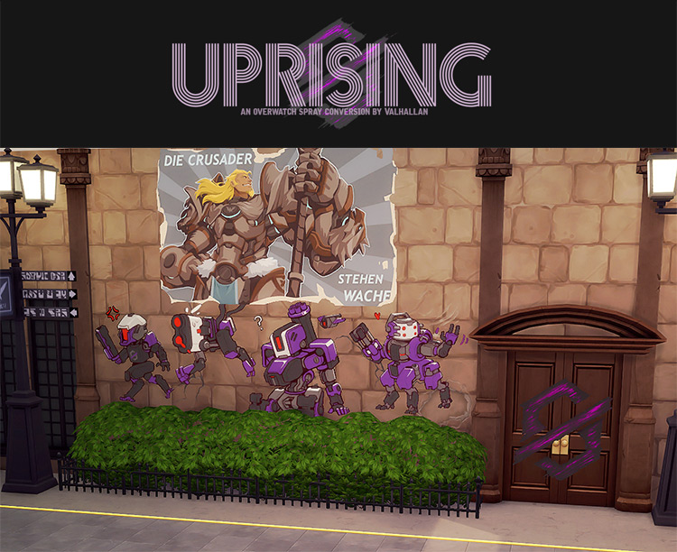 Uprising Sprays / Sims 4 CC