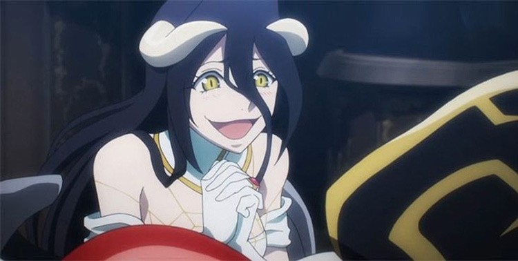 Albedo Overlord anime screenshot