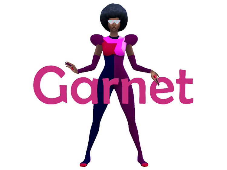 Garnet Steven Universe Mod for The Sims 4
