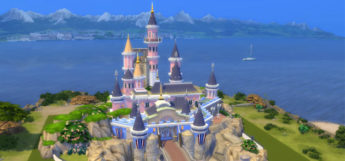 Disney Castle final build in Sims 4