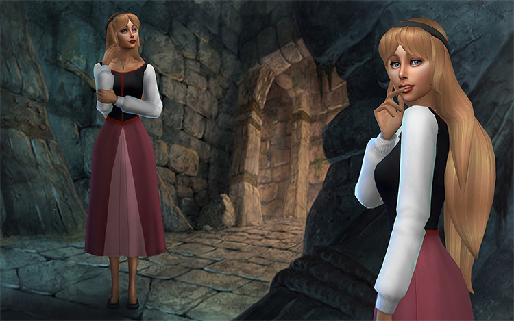 Eilonwy Disney CC for The Sims 4