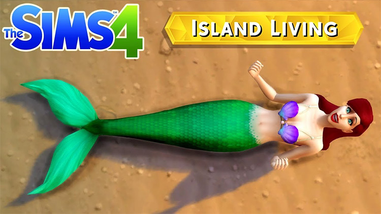 Little Mermaid Tail CC in Sims 4