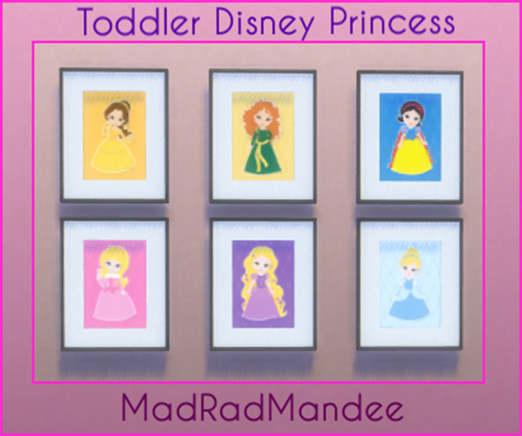 Toddler Disney Princess in The Sims 4