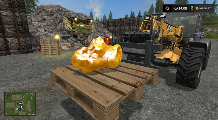 Gold Mine mod for Farming Simulator 17