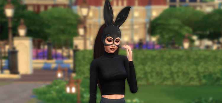 Ariana Grande Bunny Mask & Ears - Sims 4