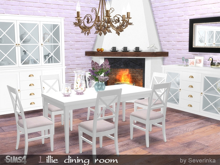 sims 4 elegant dining room