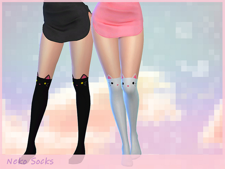Neko Socks CC for The Sims 4
