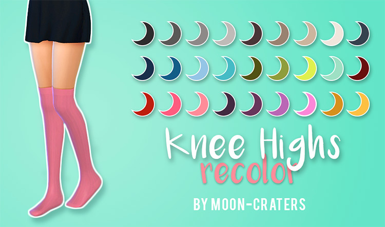 Knee Highs Recolored CC - TS4