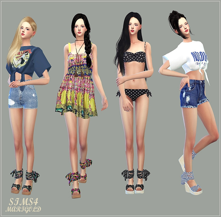 Sims 4 Wedges   Wedge Heels  Best CC To Download    FandomSpot - 33