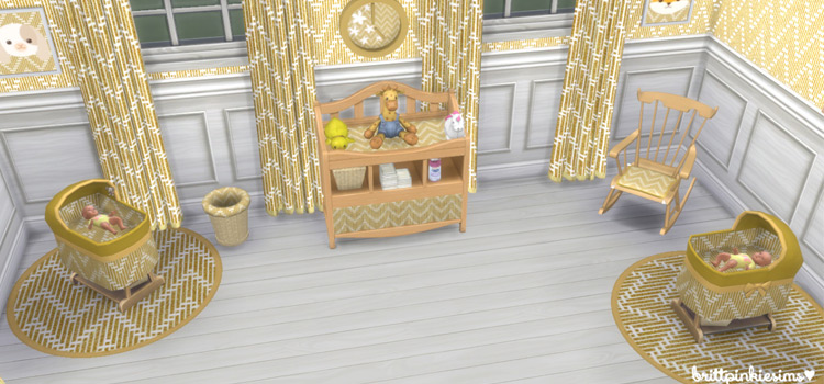 Sims4 Nursery set brittpinkiesims preview