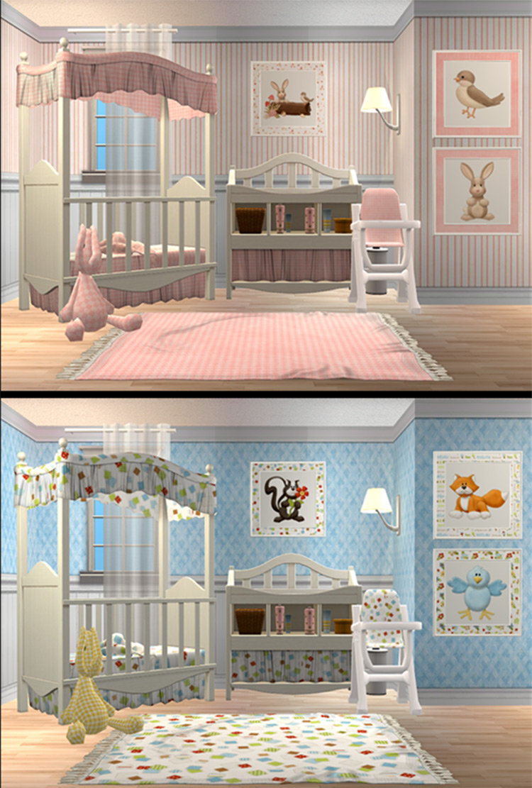 Complete Nursery Sets for The Sims 4