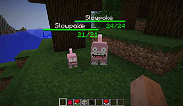 Slowpoke Pokecube Minecraft Mod screenshot