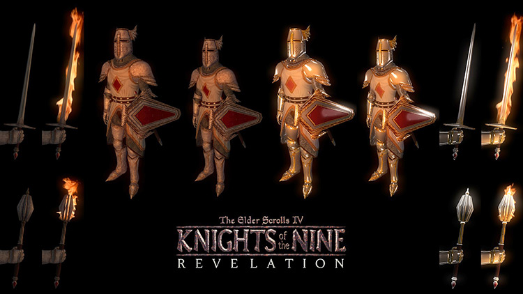 oblivion knights of the nine mod