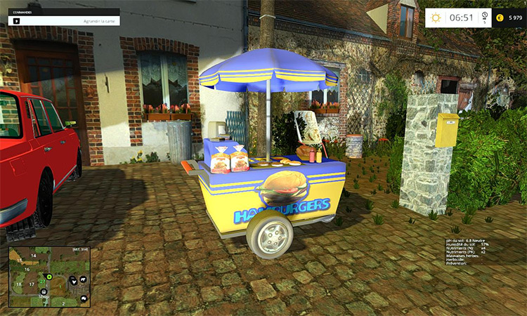 Burger Cart Mod for FS15