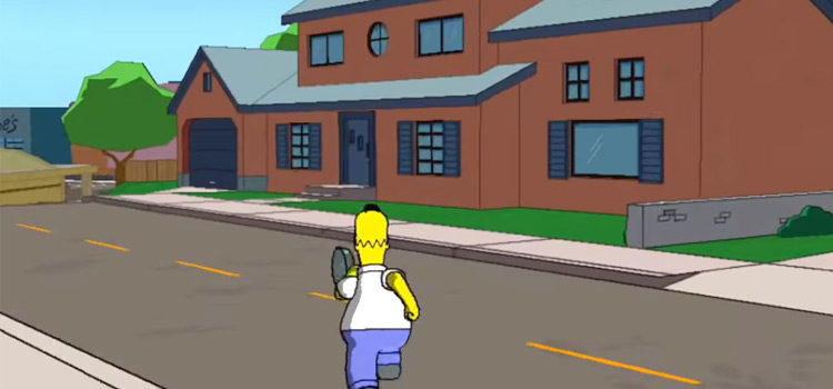 Homer Screenshot - The Simpsons Game