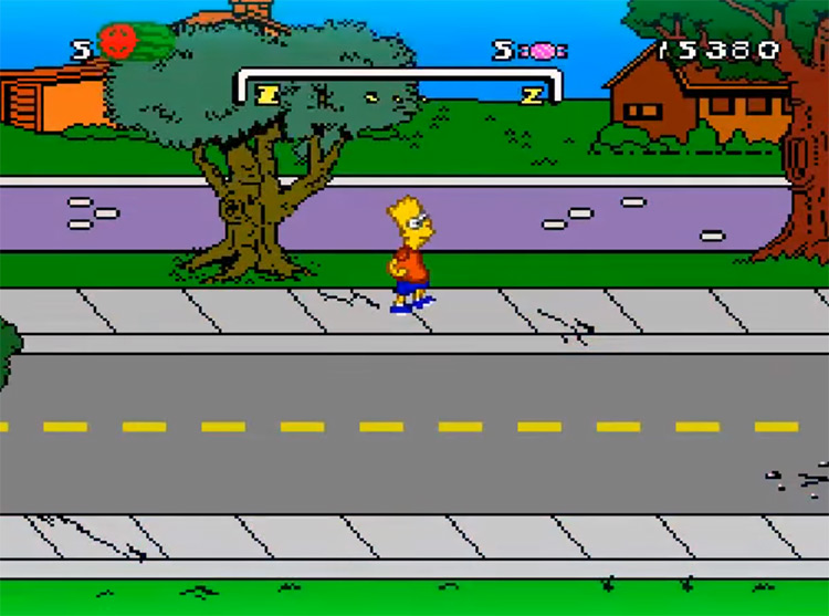 Simpsons: Bart’s Nightmare Screenshot